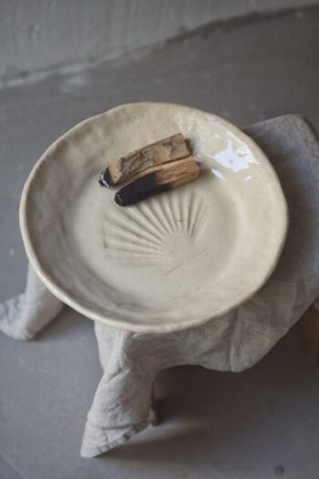 Patera ceramiczna muszla